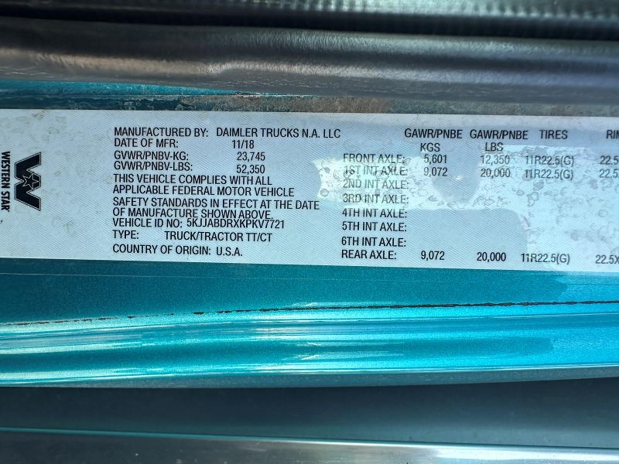 2019 Western Star — photo 7